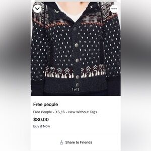 Free people size Xs